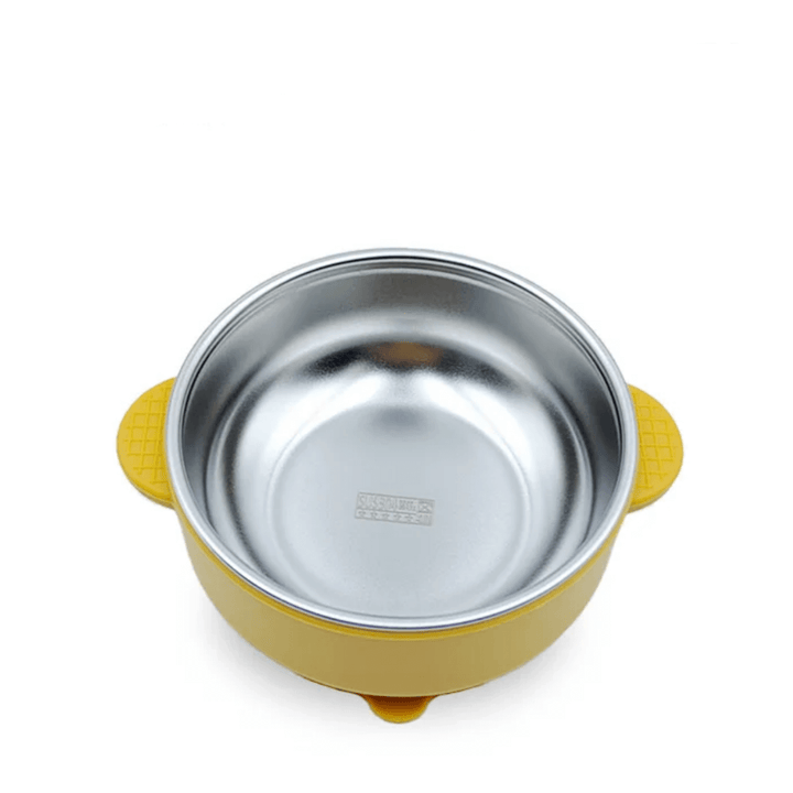 Kleine Öhrchen Edelstahl-Schüssel mit Saugnapf