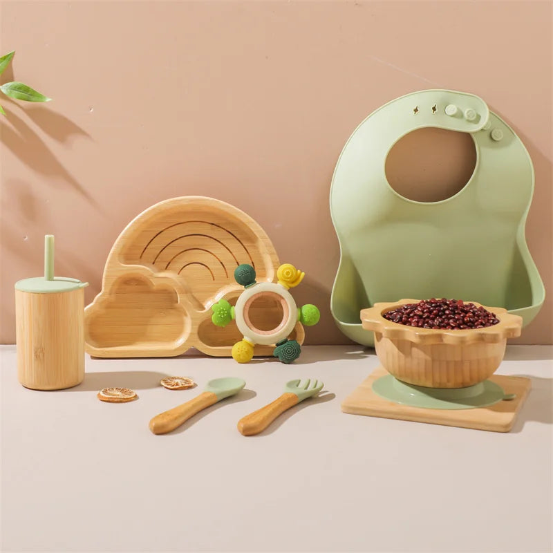 MitWachs Kindergeschirr-Set – Dinosaurier