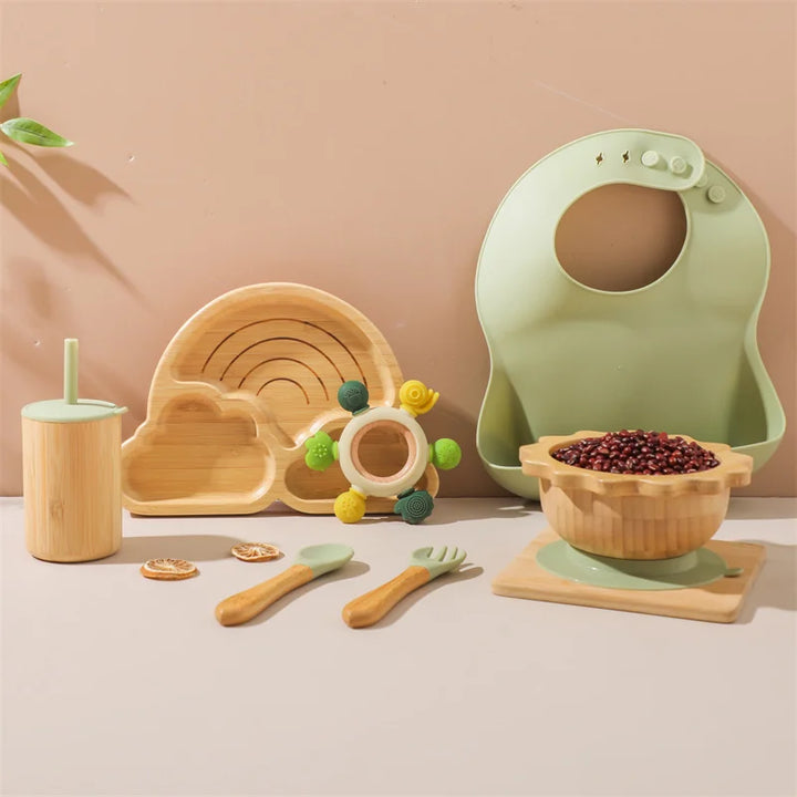 MitWachs Kindergeschirr-Set – Dinosaurier
